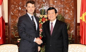 Dänischer Kronprinz Frederik besucht Vietnam